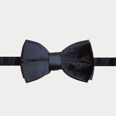 Black Velvet Bow Tie