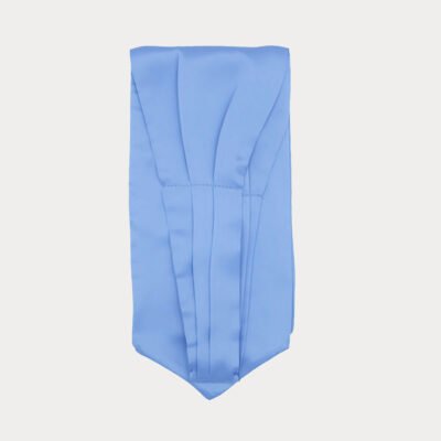 Blue Satin Cravat
