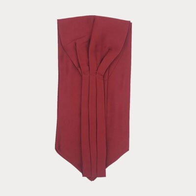 Burgundy Satin Cravat
