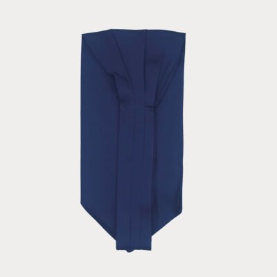 Navy Satin Cravat