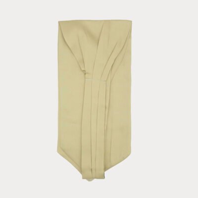 Beige Satin Cravat
