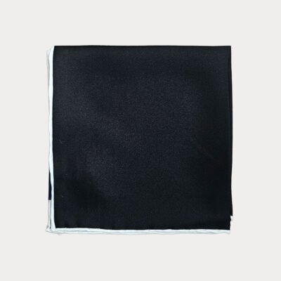 Black Pocket Square