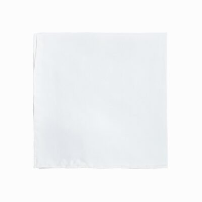 White Pocket Square