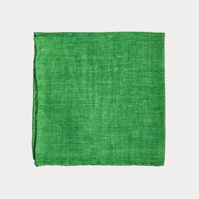 Lime Green Textured Pocket Square