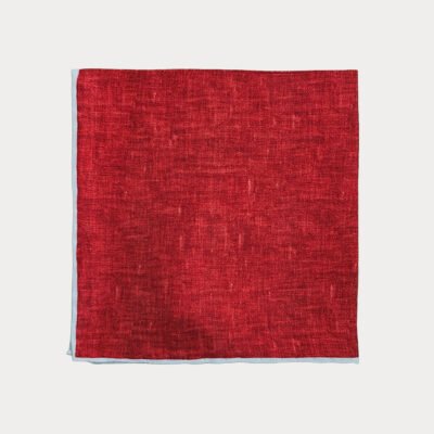 Red Texture Pocket Square