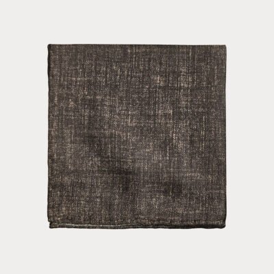 Brown Textured Pocket Square