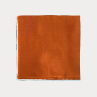 Orange Pocket Square