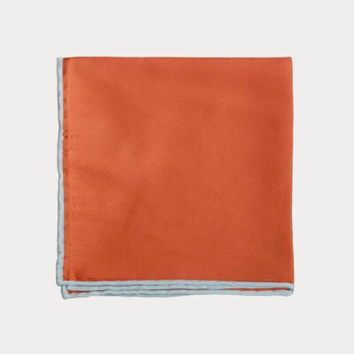 Orange Pocket Square