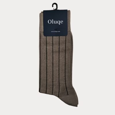 Beige Stripe Socks