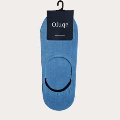 Sky Blue No Show Socks