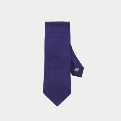 Purple Pure Silk Tie
