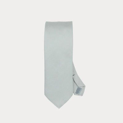 Light Grey Pure Silk Tie
