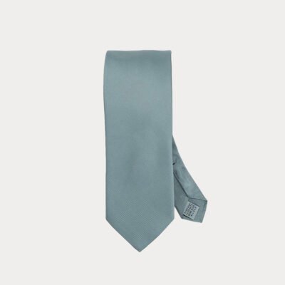 Dark Grey Pure Silk Tie