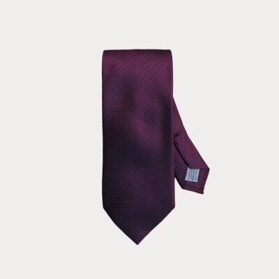 Rich Purple Pure Silk Tie