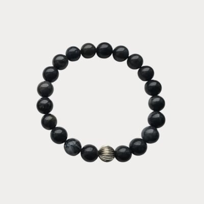 Black Composit Stone Bracelet
