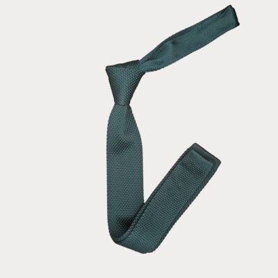 Green Knitted Tie