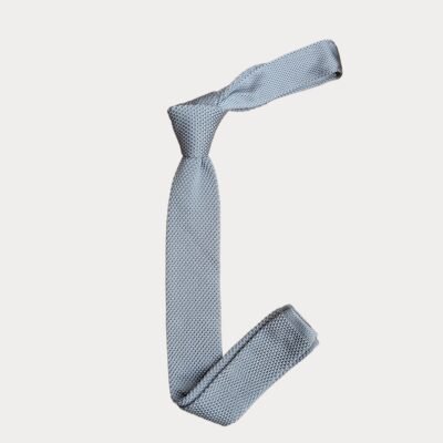 Grey Knitted Tie
