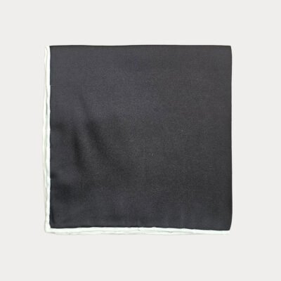 Black Pocket Square
