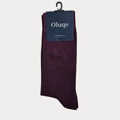 Burgundy Socks