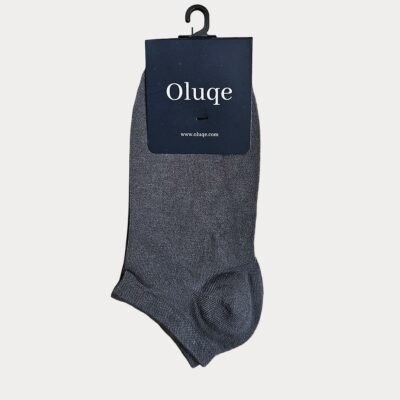 Dark Grey No Show Socks