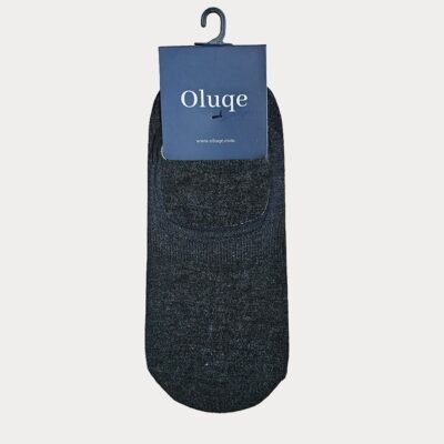 Charcoal No Show Socks