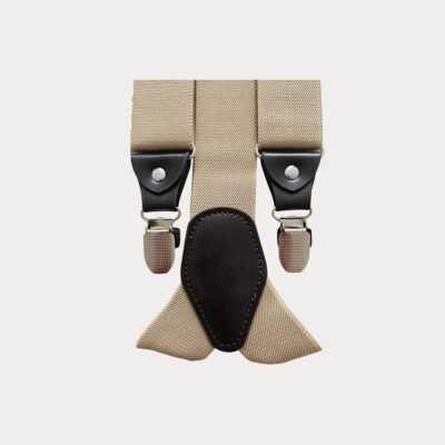 Beige Clip On Braces