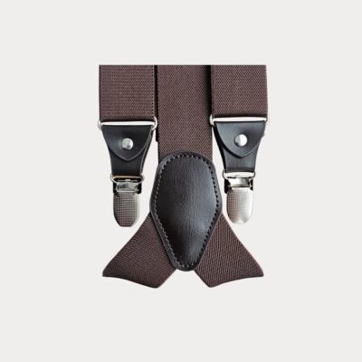 Brown Clip On Braces