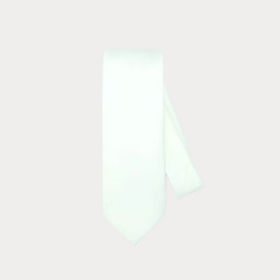 White Satin Tie