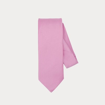 Pink Satin Tie