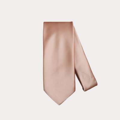 Rose Blush Satin Tie