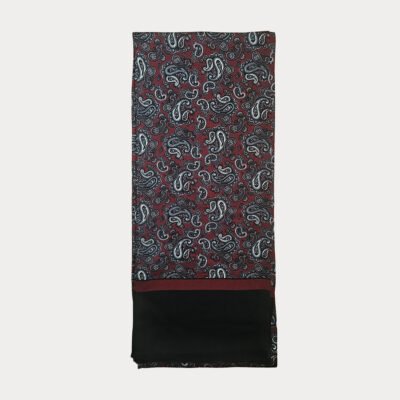Pure Silk Classic Paisley Scarf SSC13A