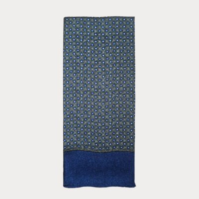 Pure Silk Geometric Pattern Scarf SSC14A