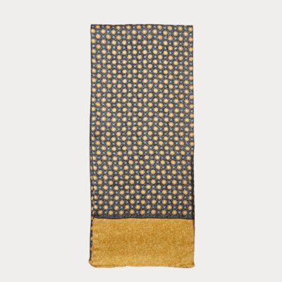 Pure Silk Geometric Pattern Scarf SSC17A