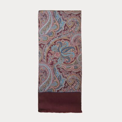 Pure Silk Paisley Scarf SSC18A