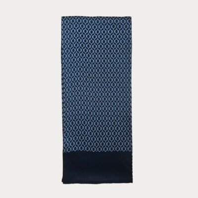 Pure Silk Geometric Micro-Pattern Scarf SSC22A