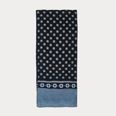 Pure Silk Medallion Design Scarf SSC29A
