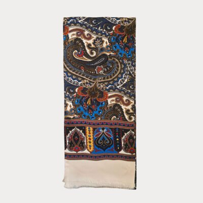 Pure Silk Paisley Scarf SSC2A
